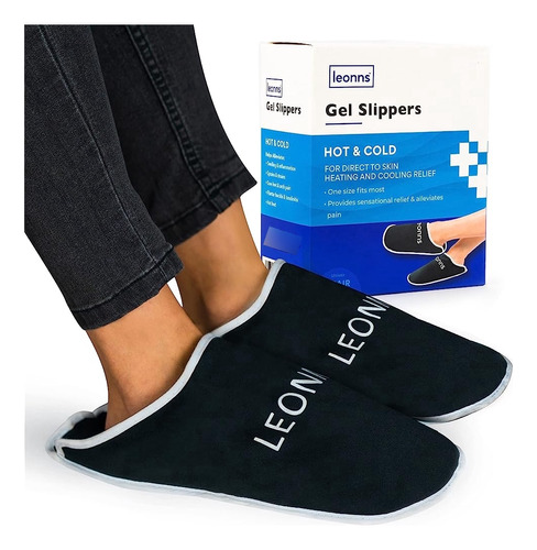 ~? Leonns Gel Ice Pack Slippers - Proporciona Terapia De Cal