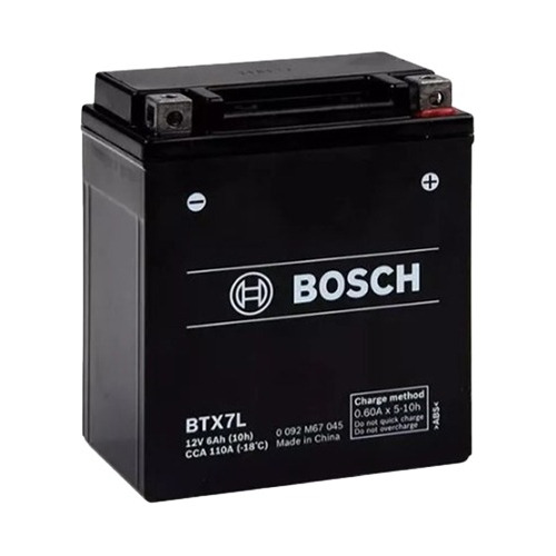 Bateria Bosch Ytx7l-bs Gel Ybr 250, Xtz 250 Twister Tornado