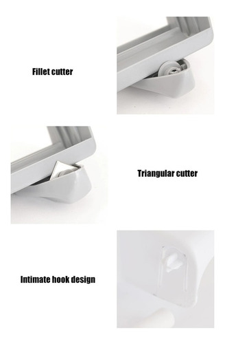 Imagen 5 de 10 de Dispensador Cocina Soporte 4 En1 Rollo Papel Nova Film Alusa