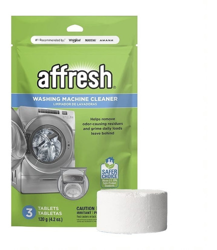 Imagen 2 de 5 de Pastilla Limpiadora Affresh Para Lavadora Caja 6 Bolsas
