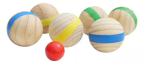 Jogo de bolas de bocha Sulamericana 1.150kg Com 12 bolas 2 bolim comum