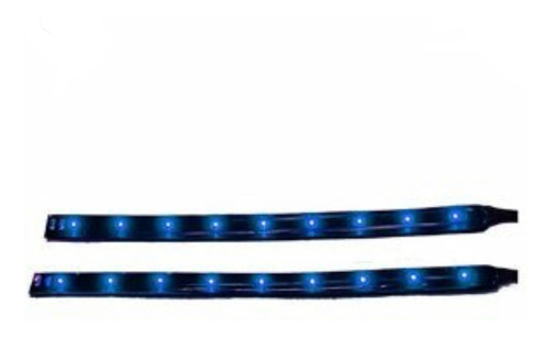 Barra Led Flexible 6 Luz Azul Visionx Off Twin Pack