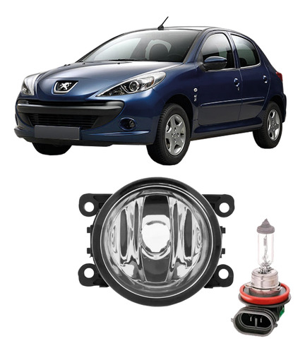 Faro Auxiliar Antinieblas Peugeot 207 2008 Al 2015 + H11