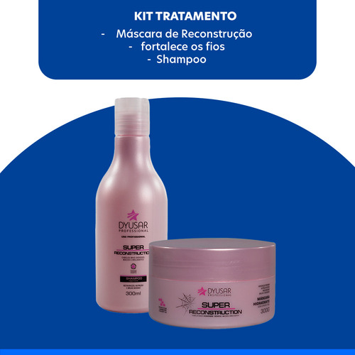 Kit Shampoo E Máscara De Reconstrução Hidratação Profunda