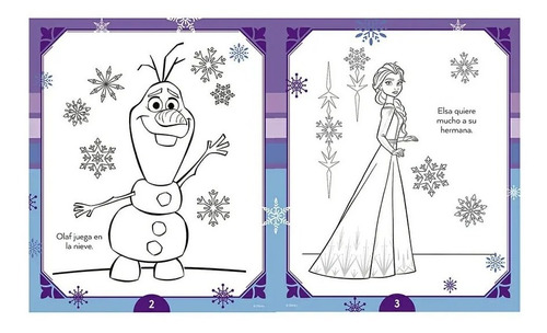 Libro Para Colorear Reutilizable Magic Book Frozen 1 Pieza