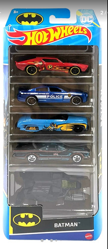 Hot Wheels Pack De 5 Carros Batman Varios