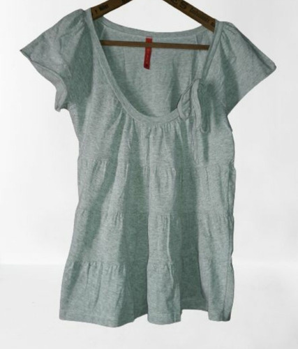 Remera De Mujer, Color Gris, Talle S