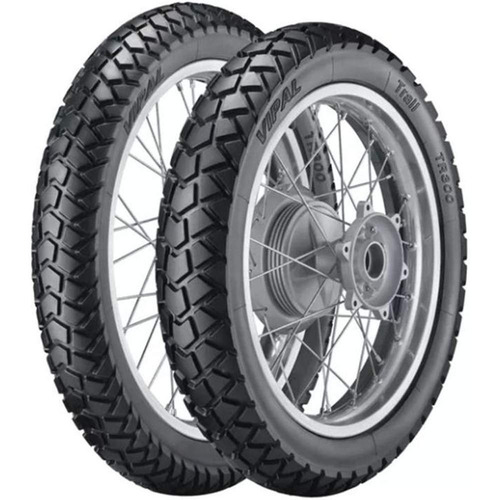 Par Pneu Bros 150 Xre 190 90/90-19 + 110/90-17 Vipal Tr300