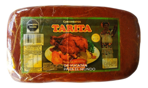 Pasta De Achiote (recado Rojo) Para Cochinita 10 Kg Tarita