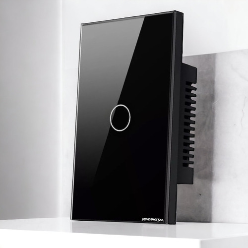 Interruptor Smart Wi-fi Inteligente Touch Lite 1 Botão Preto
