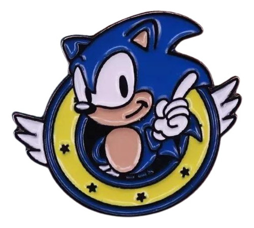 Pin Sonic The Hedgehog - Botton - Broche