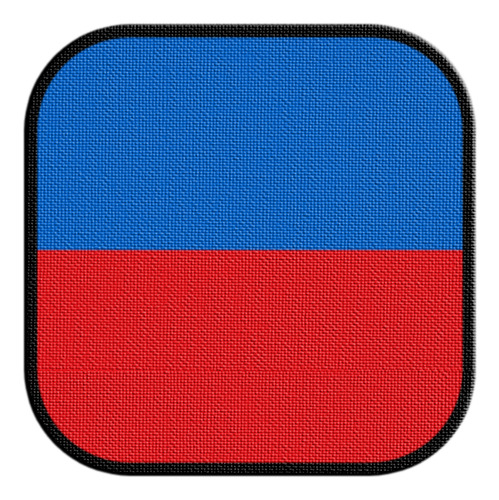 Parche Termoadhesivo Square Bandera Haiti