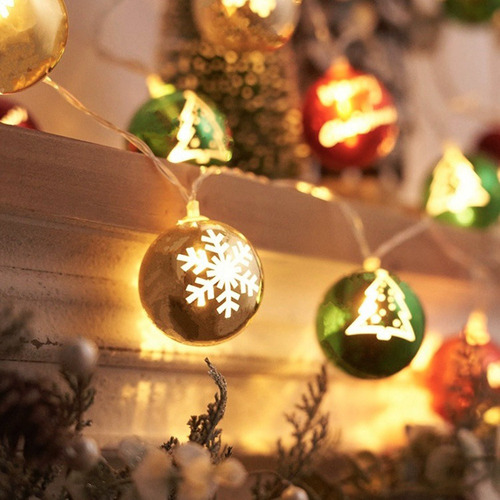 Cadena De Luces C5led Para Exteriores Para Navidad, Cadena D