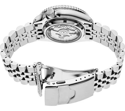 Seiko Gmt Automatico Ssk001 Bruce Wayne Original Plateado Plateado Negro