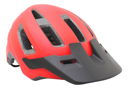 Casco Bicicleta Bell Nomad Mtb Enduro Descenso Talle Unico Color Rojo Mate Talle Único (53-60 Cm)