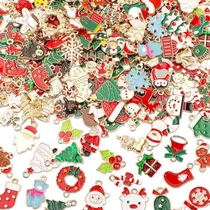 Comprar 350 Piezas De Dijes De Navidad Hacer Joyas, Dijes De Na...