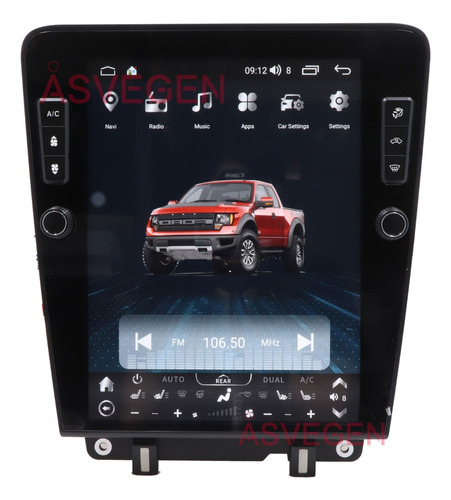 Auto Estereo Tesla Style Para Ford Mustang 2010-2014 Carplay