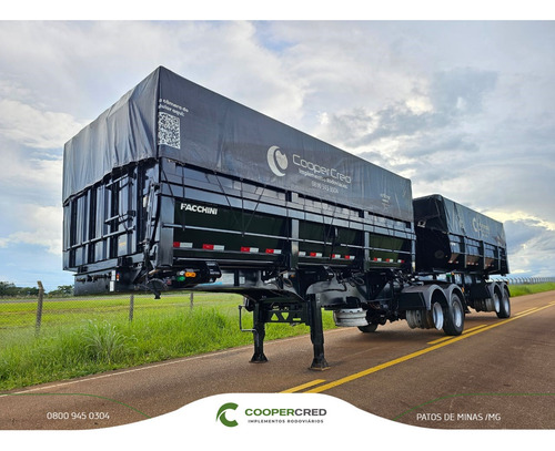Carreta Basculante Bi Caçamba Facchini 2024 26m3+27m3 Epóxi