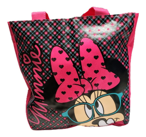 Bolsa De Mano Disney Minnie Vinil Y Algodón