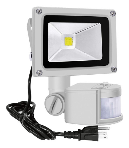 Luz De Inundación Exterior Con Sensor De Movimiento, Lámpara