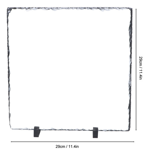 Blanco Rectangular De Sublimación De Pizarra De Piedra Perso