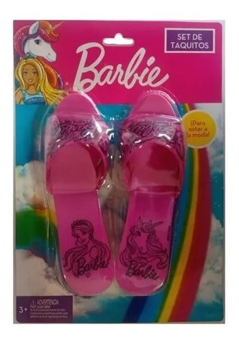 Zapato Taquito De Barbie Princesa Talle Unico Mini Play