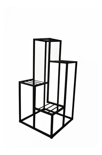 Suporte Plantas Chão 4 Andares Ferro Decoração + Brinde