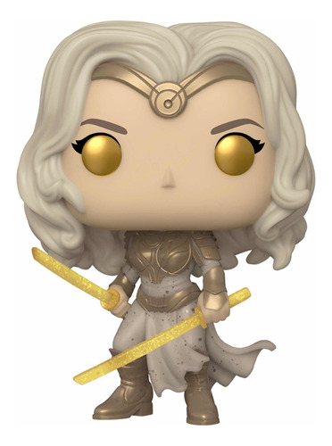 Funko Pop! Eternals Thena (fighting Pose With Swords) Exclus (Usado)