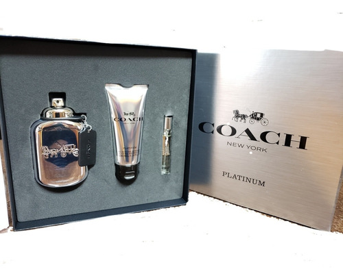 Set Perfume Coach Hombre Platinum Original Estuche Regalo | Meses sin  intereses