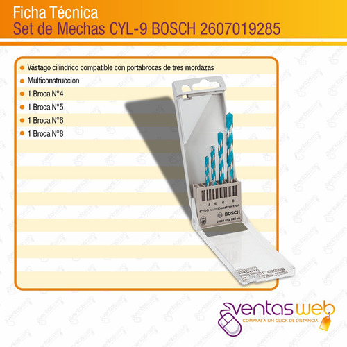 Imagen 9 de 10 de Taladro Percutor Inalámbrico Bosch Brushless 2 Baterías 4amp