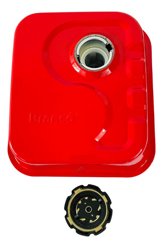 Tanque Combustível Complet Para Motor Gasolina 5.5hp Branco