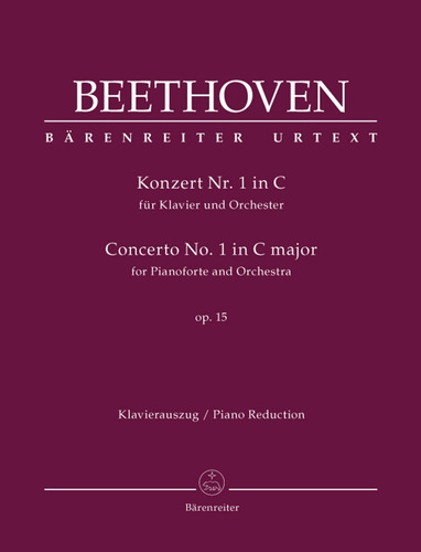 L.v. Beethoven: Concerto No.1 In C Major Op.15 For Pianofort
