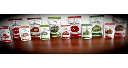 Kit 6 Especias Mix 3 Semillas Chía Sésamo Molino Cerrillos
