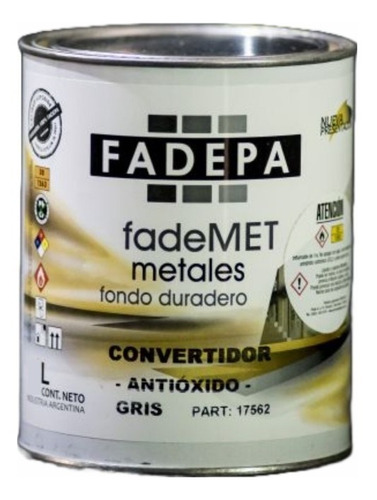 Fondo Convertidor Antioxido 4 Lt Fadepa