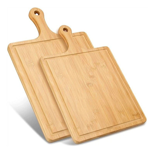 X2 Tabla Picoteo De Madera Picoteo Tabla De Cocina 30x40cm