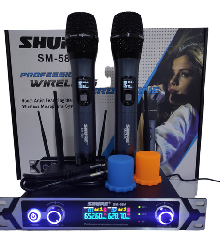 Microfono Shure Inalambrico Profesional Sm-58a Uhf