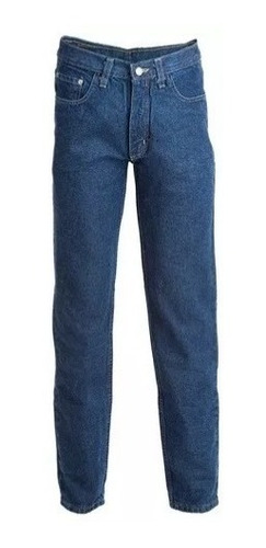 Pantalon Jean Clasico Denim Azul Buffalo Trabajo 