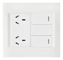 Comprar Llave De Luz Armada 6 Modulos Kalop Línea Civil Toma 10a