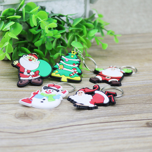 Xj Llavero Navideño De Papá Noel, 5 Piezas