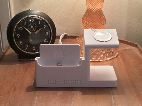 Imagen 2 de 4 de Soporte Base Carga Dock Station iPhone & Apple Watch