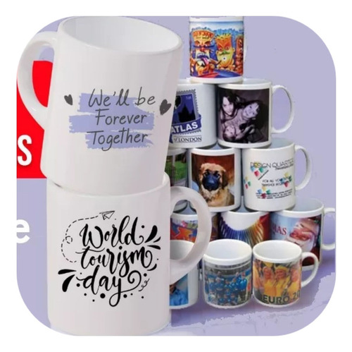 Taza Ceramica Personalizada Variedad Diseños Con O Sin Foto