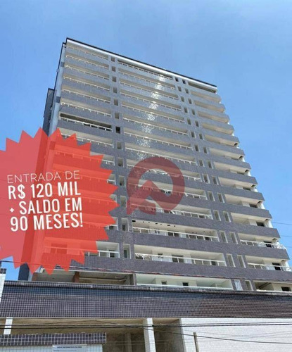 Imagem 1 de 19 de Apartamento Com 2 Dormitórios À Venda, 80 M² Por R$ 480.600 - Canto Do Forte - Praia Grande/sp - Ap3360