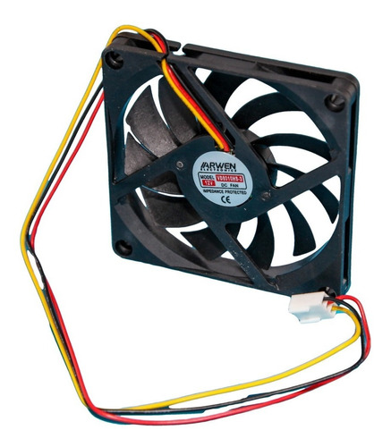 Cooler Fan 12v 3 Pug 80 X80 X10 Mm Arwen 3 Pin Cable Aw Htec