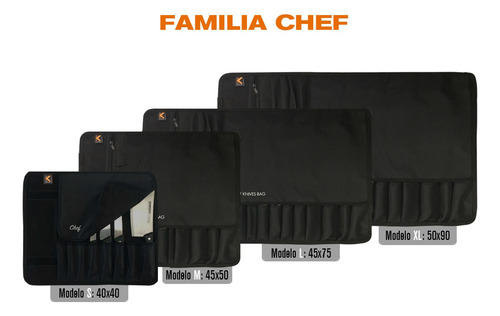 Estuche, Funda Para Cuchillo - Kurcat Chef Chico Rojo
