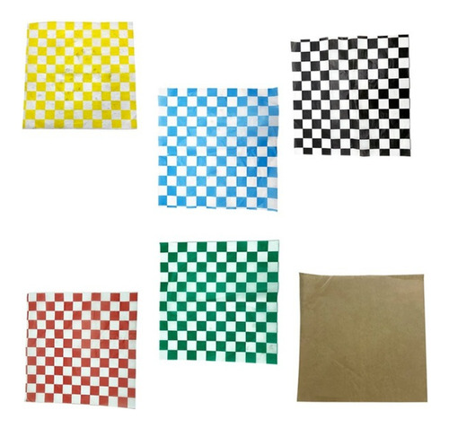 Papel Encerado 30x30 Color Kraft C/200