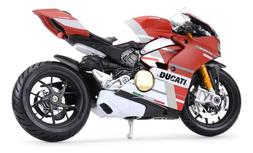 Moto De Colección Maisto 1:18 Color Ducati Panigale V4 Rojo