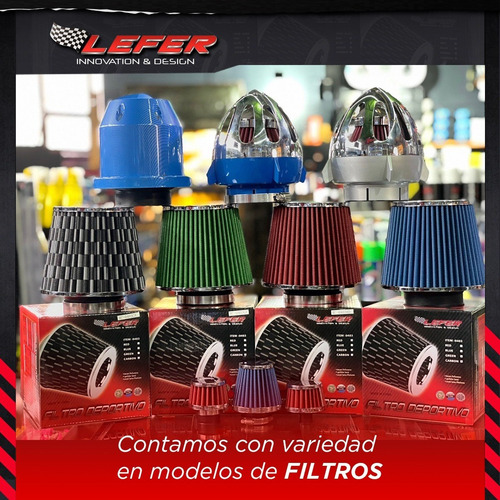 Imagen 5 de 9 de Filtro Biconico Aire Grande Deportivo Competicion !!!