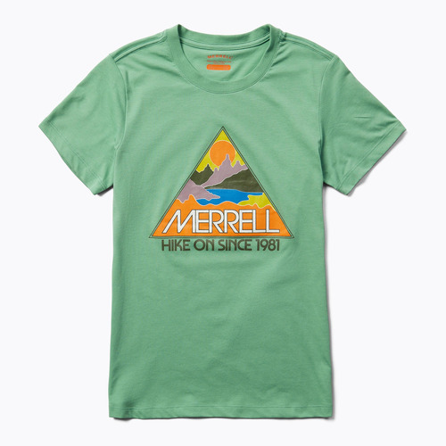 Polera M/c Merrell Wms Merrell Triangle Naranja Mujer