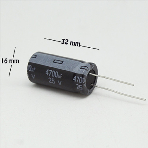 Capacitor Electrolitico 4700uf 25v 105° Genuino Teapo