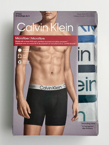 Boxer Calvin Klein Microfibra Premium Original (4 Pack)